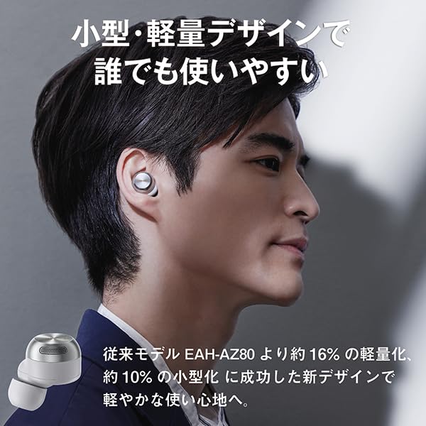 파나소닉 테크닉스 EAH-AZ100 실버 무선 이어폰 이미지 7