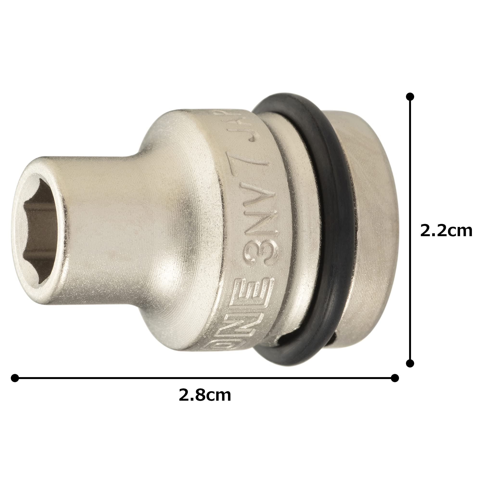 토네 3NV-07 7mm 임팩트 소켓 9.5mm 이미지 4
