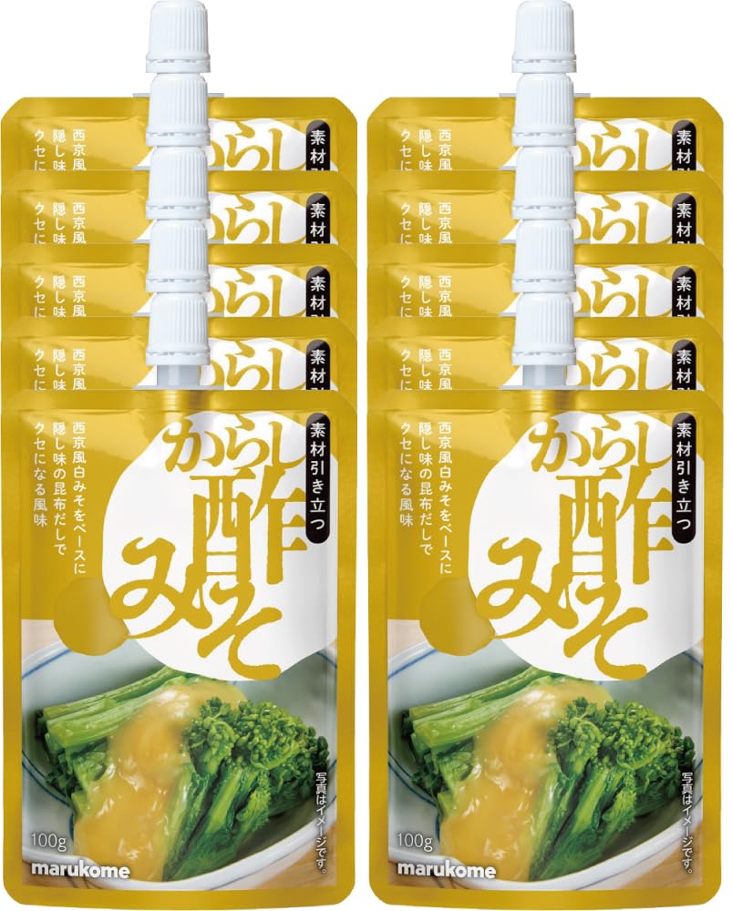 마루코메 겨자 초된장 100g 10개입