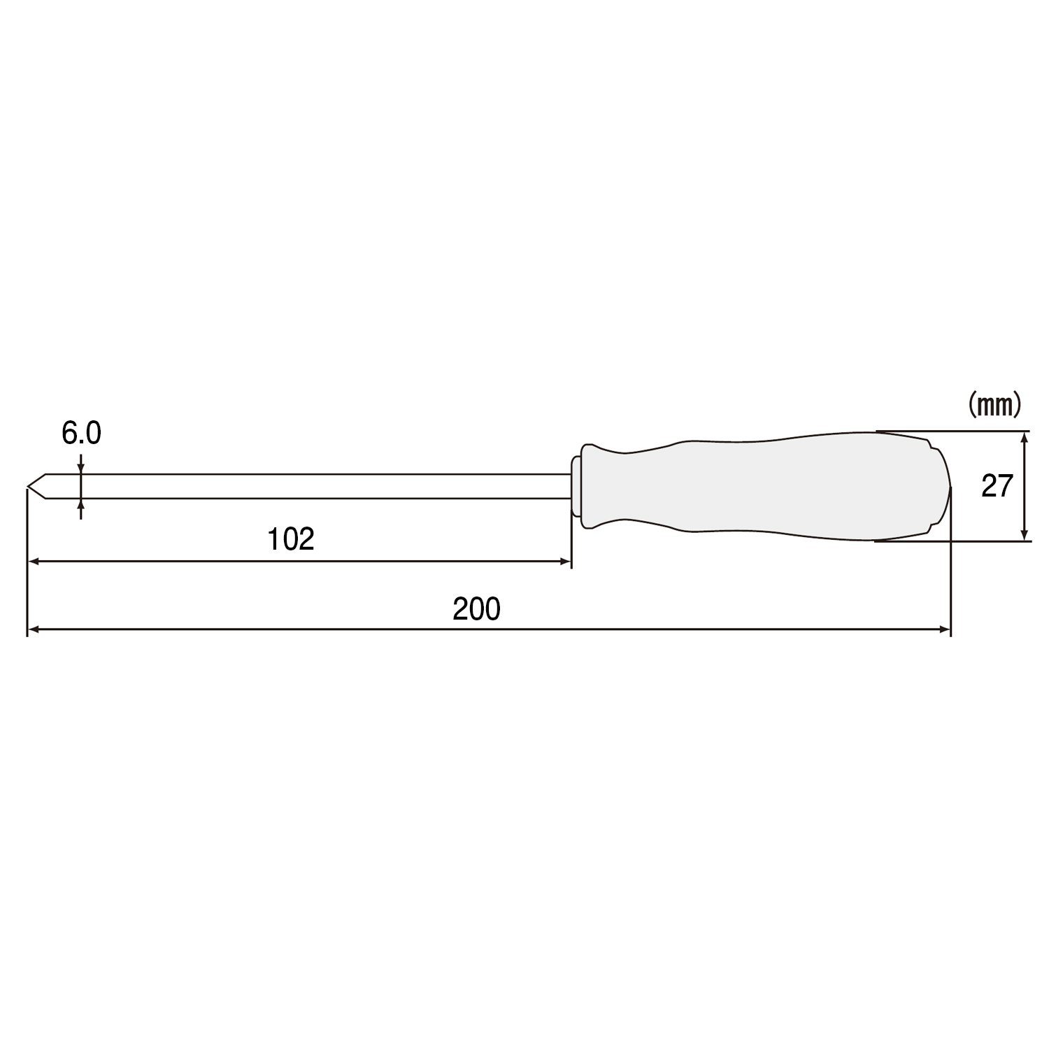 엔지니어 관통 드라이버 DI-01 +2 102mm 이미지 4