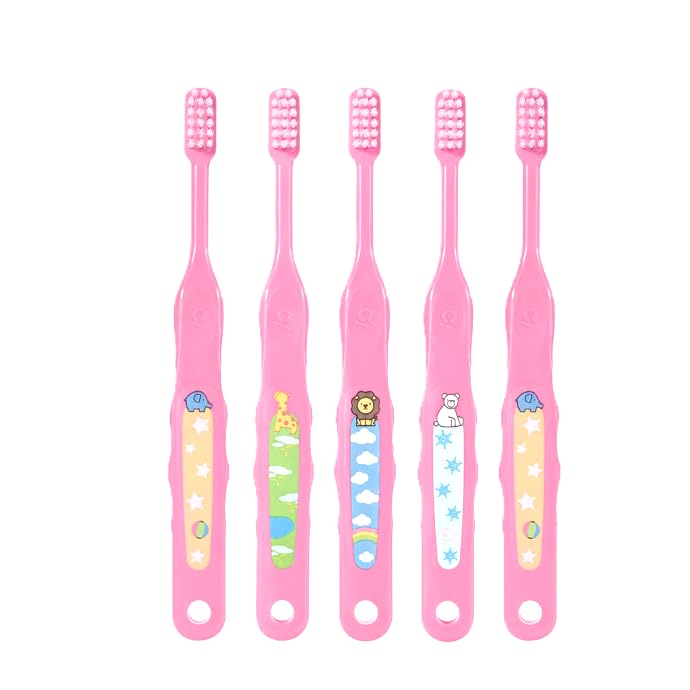 Ci메디컬 Ci 나마에 503 핑크 5입 어린이 칫솔 부드러운모