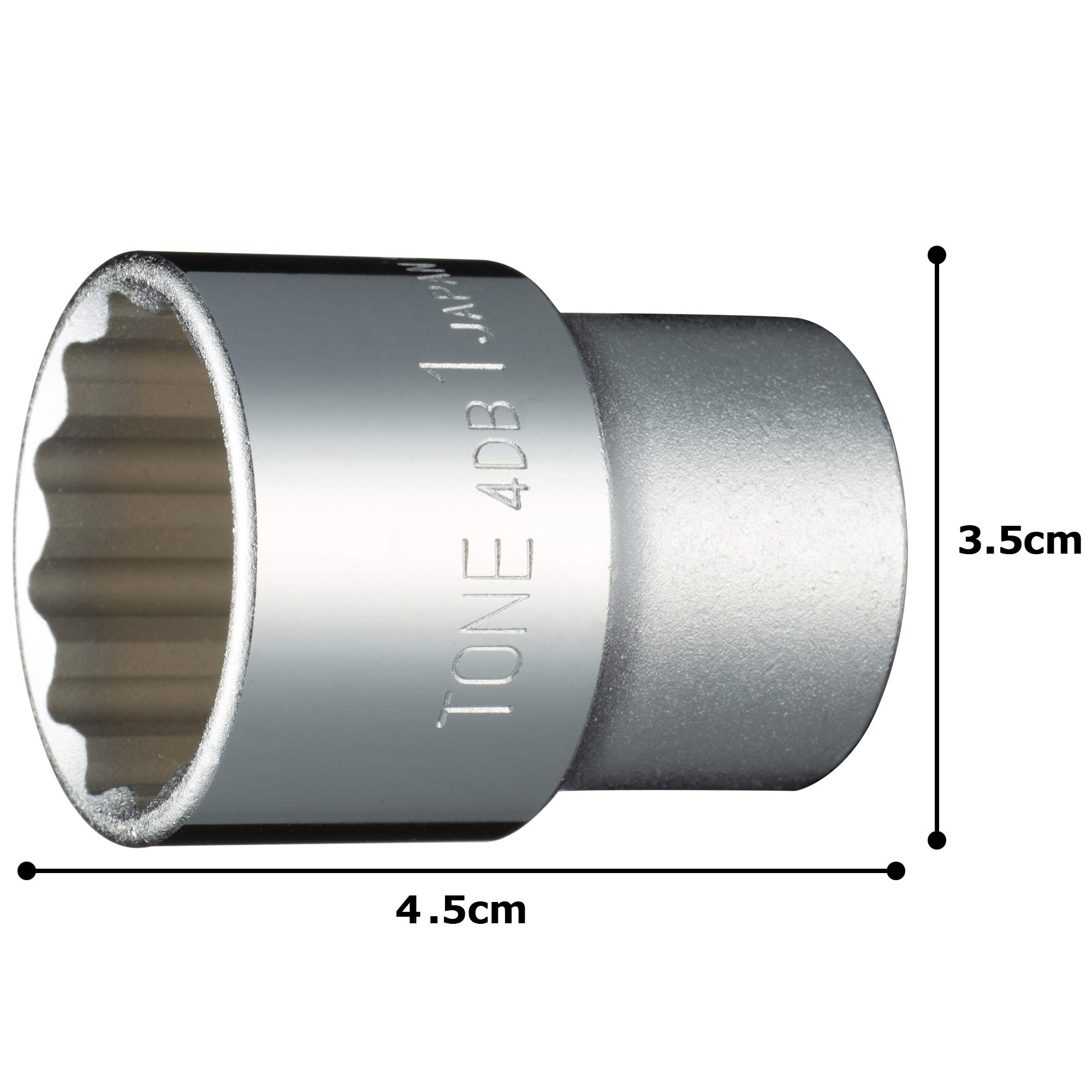토네 HP4DB-32 12각 소켓 12.7mm 1인치 이미지 5