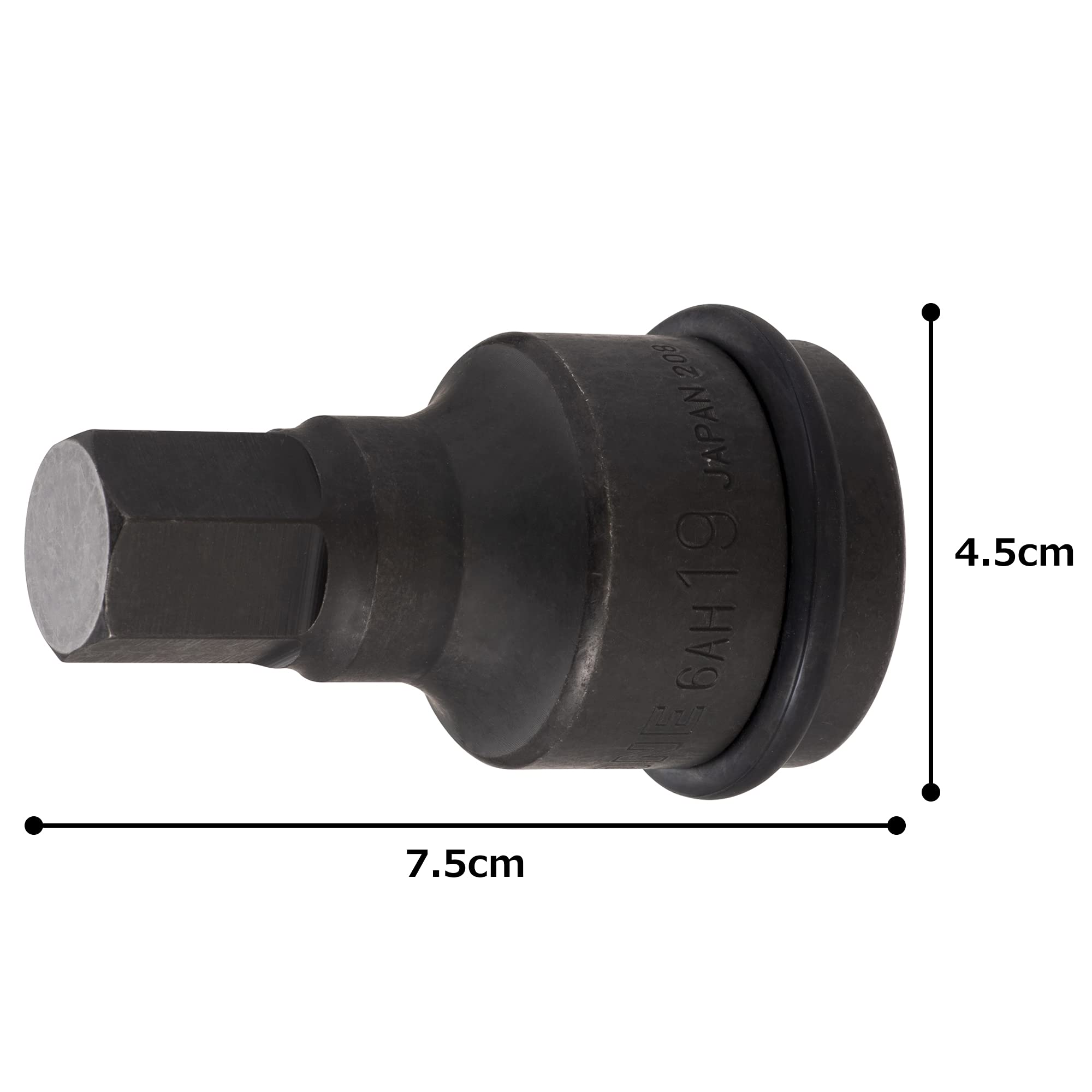 토네 6AH-19 19mm 임팩트 육각 소켓 19.0mm 이미지 4