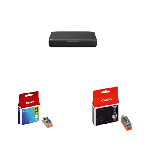 캐논 TR163 모바일 프린터 A4 Wi-Fi 5색 하이브리드 본체 잉크 세트 블랙 컬러 이미지 2