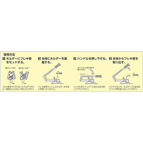 KTC FV10 플렉시블 파이프 플레어링 공구 3산 성형 이미지 3