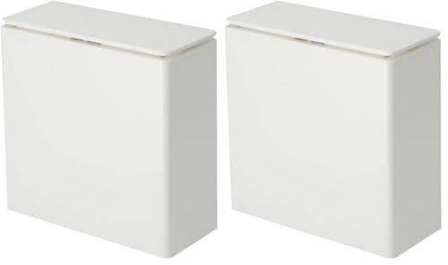 니토리 원터치 휴지통 8530687 화이트 21x9.5x20cm 2개입 탈취 이미지 2