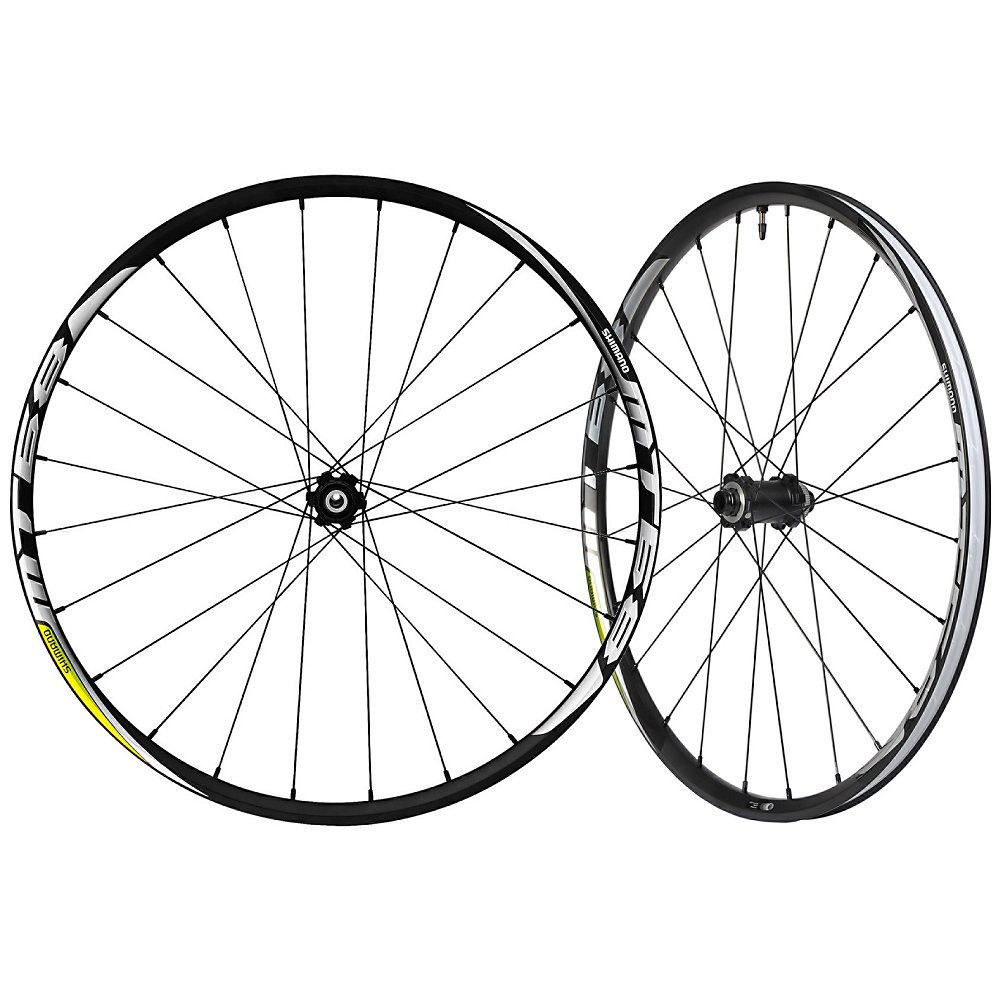 시마노 WH-MT68 블랙 15mm 앞바퀴 휠 EWHMT68F 이미지 1