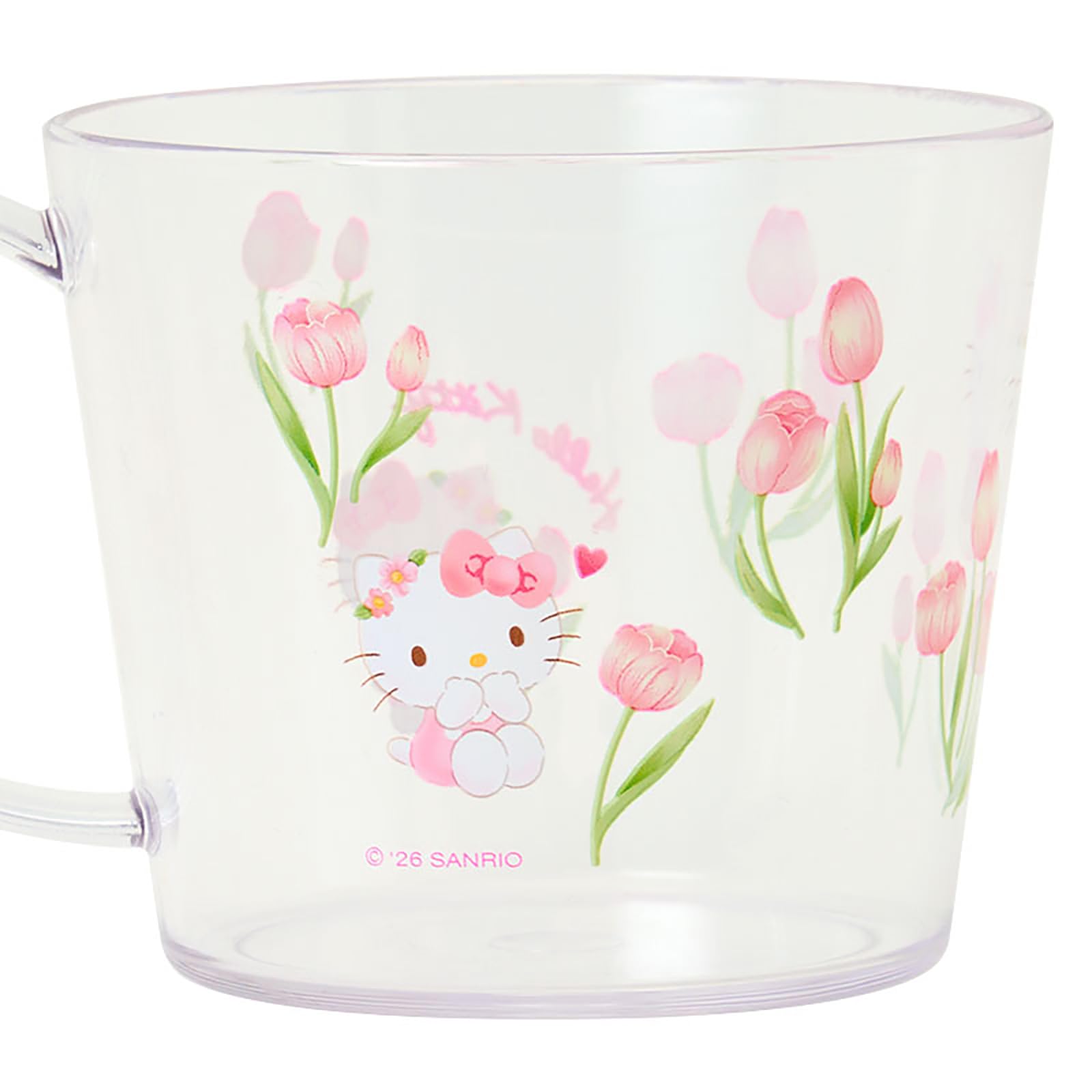 산리오 헬로키티 클리어 머그컵 796506 330ml 헬로키티 머그컵 이미지 4