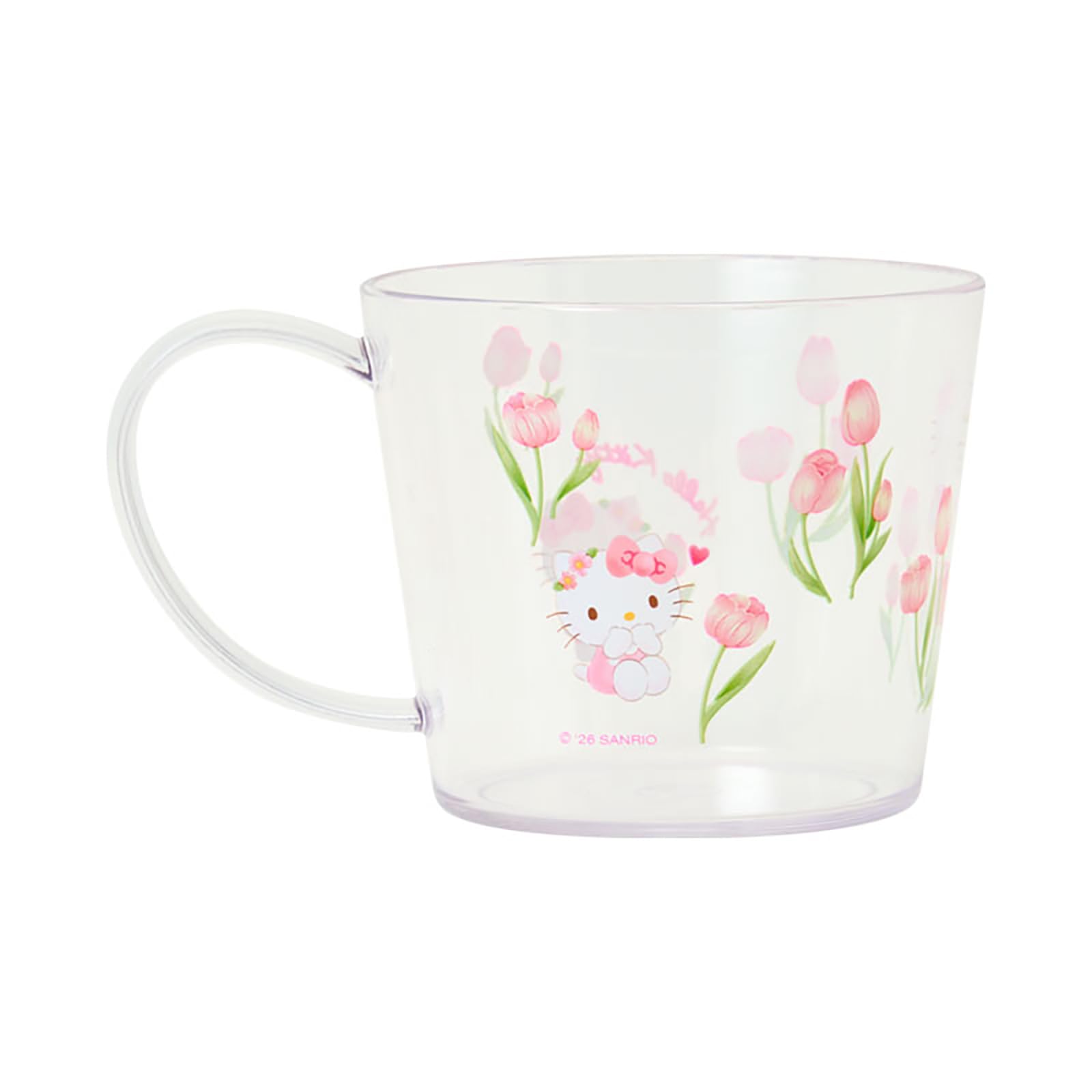 산리오 헬로키티 클리어 머그컵 796506 330ml 헬로키티 머그컵 이미지 2