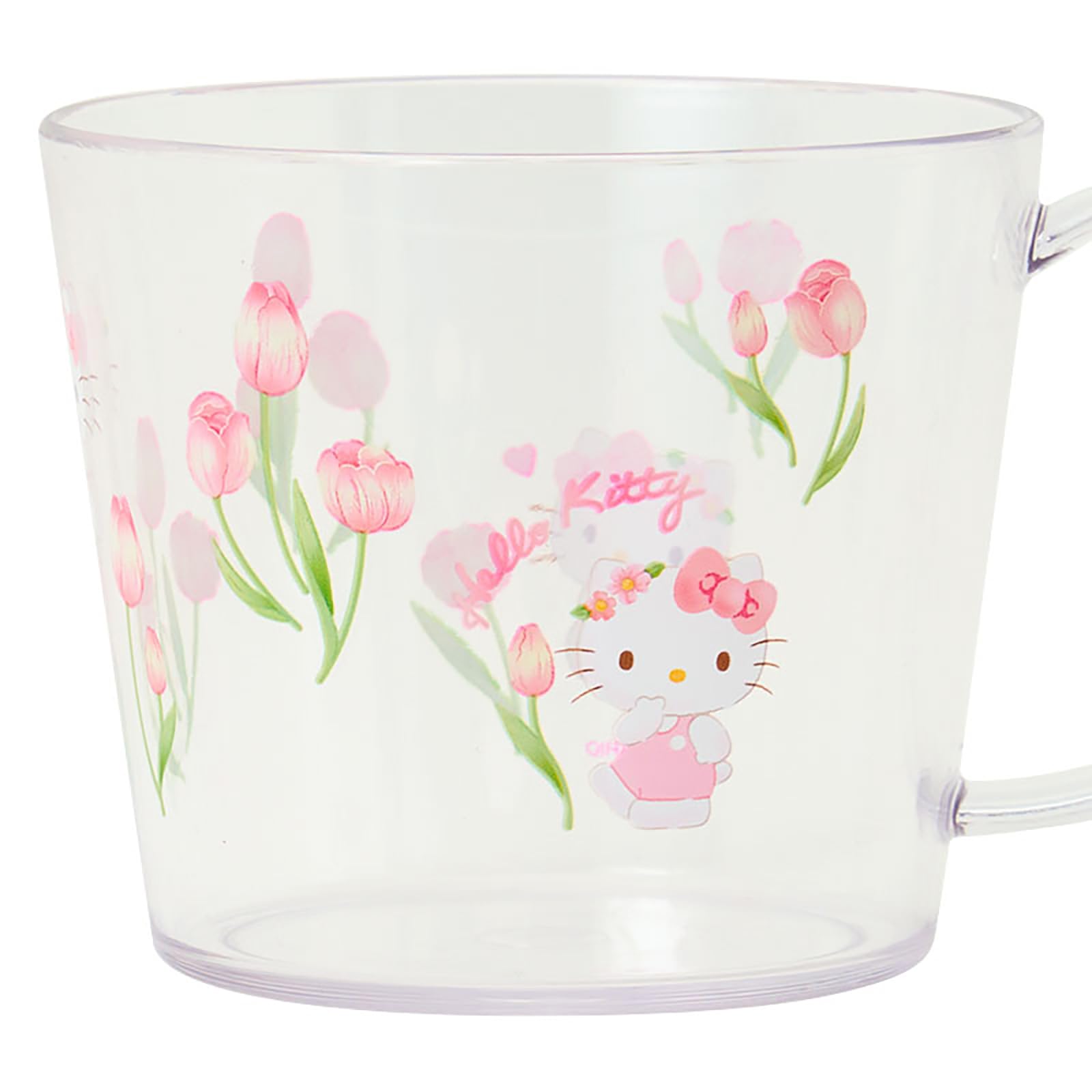 산리오 헬로키티 클리어 머그컵 796506 330ml 헬로키티 머그컵 이미지 3