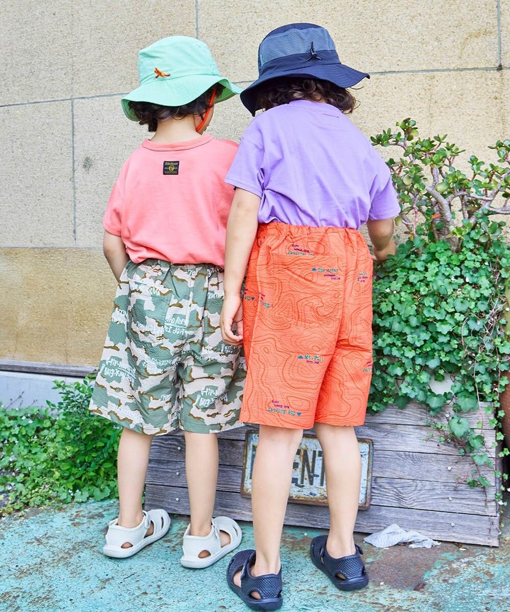 마키즈 캠프 반바지 UV차단 속건 이지케어 E14 라이트그린 총무늬 95 이미지 5