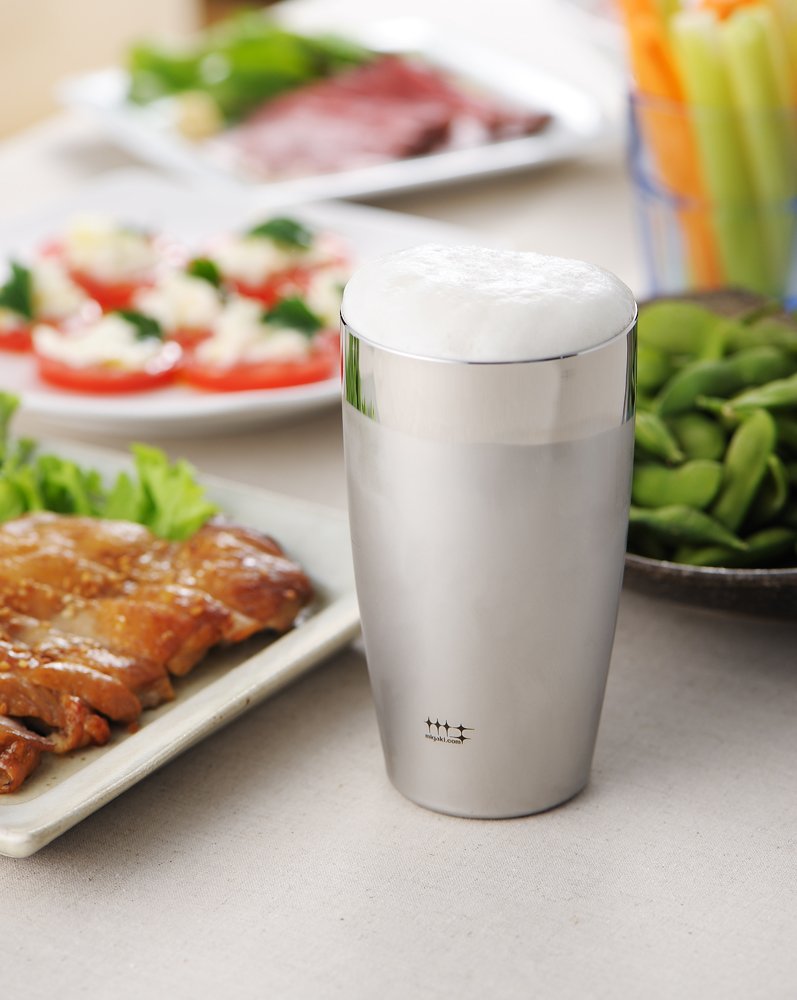 요시카와 미가키야 신디케이트 맥주 텀블러 YJ1107 400ml 400ml 2P 양식기 이미지 2