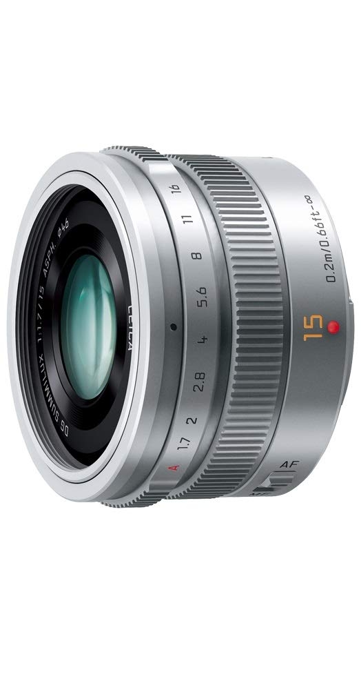 [중고] 파나소닉 라이카 DG SUMMILUX 실버 H-X015-S 15mm F1.7 단렌즈