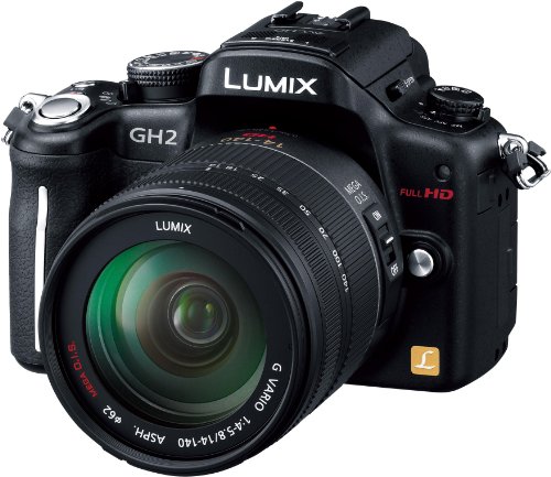 [중고] 파나소닉 루믹스 블랙 DMC-GH2H 미러리스 카메라 14-140 렌즈킷 블랙 이미지 2