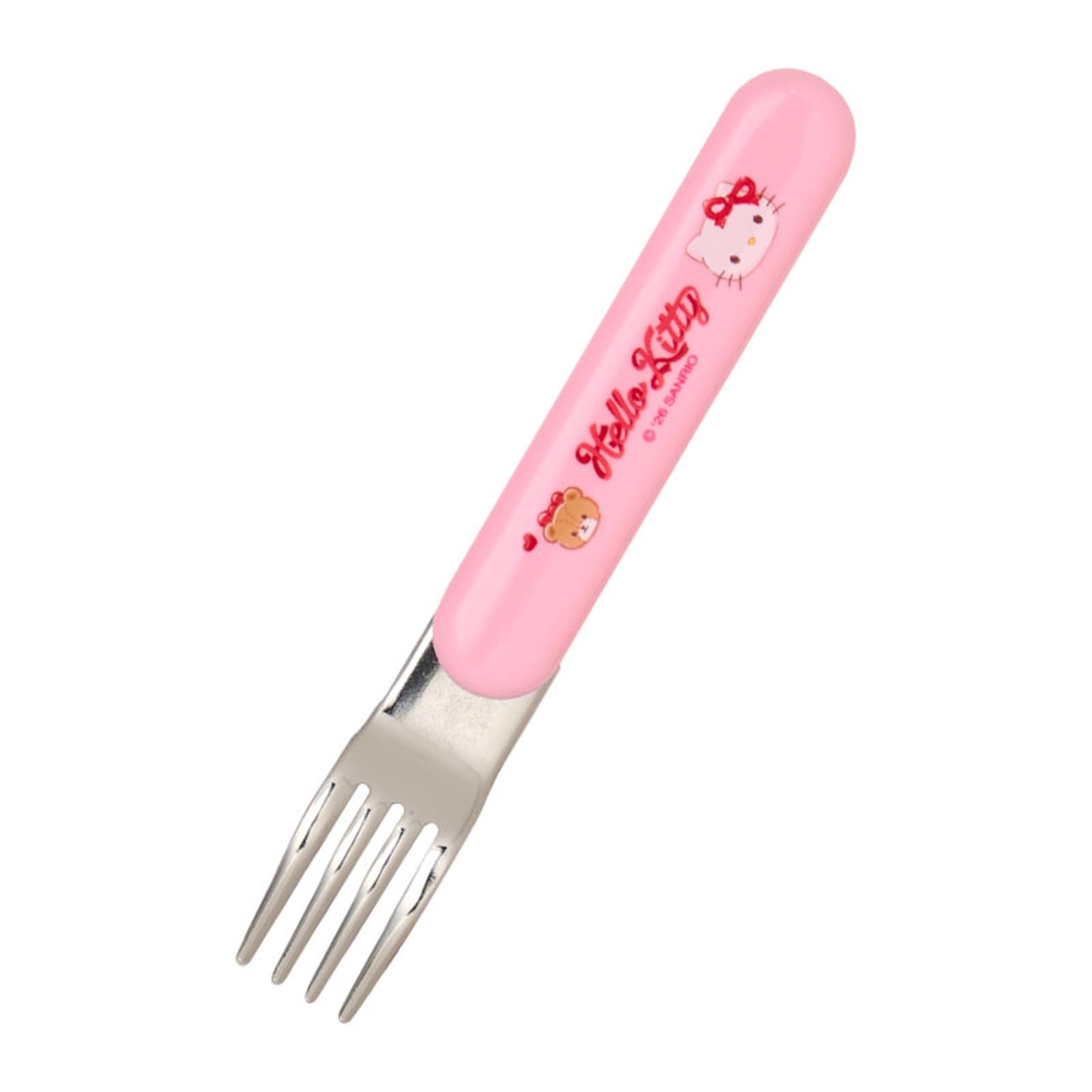 산리오 헬로키티 런치 콤비 수저 포크 세트 147966 이미지 3
