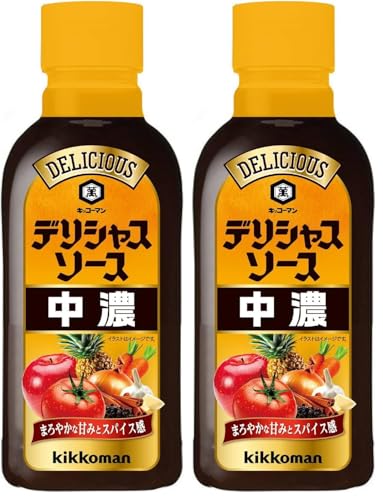 기꼬만 데리셔스 중농소스 300ml 2개입