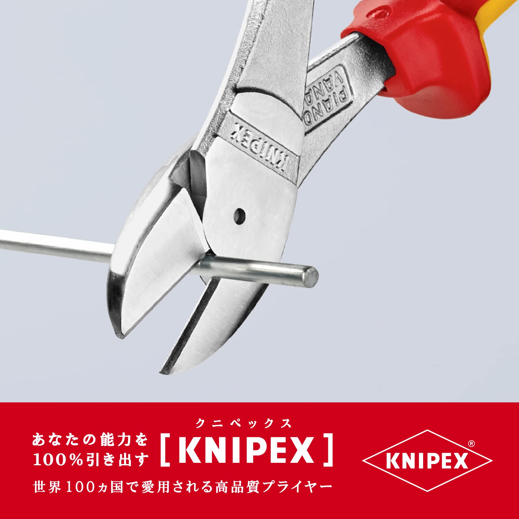 크니펙스 7406-200 절연 강력 사선 니퍼 1000V 이미지 3