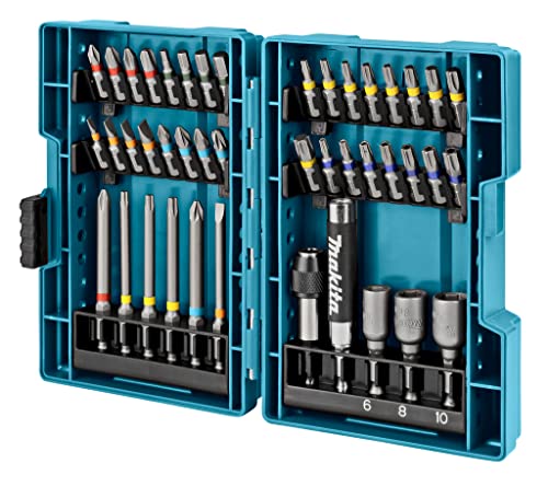 마키타 B-55697 43종 임팩트 드라이버 비트 소켓 세트 육각축 6.35mm 케이스 이미지 3