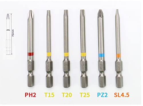 마키타 B-55697 43종 임팩트 드라이버 비트 소켓 세트 육각축 6.35mm 케이스 이미지 8