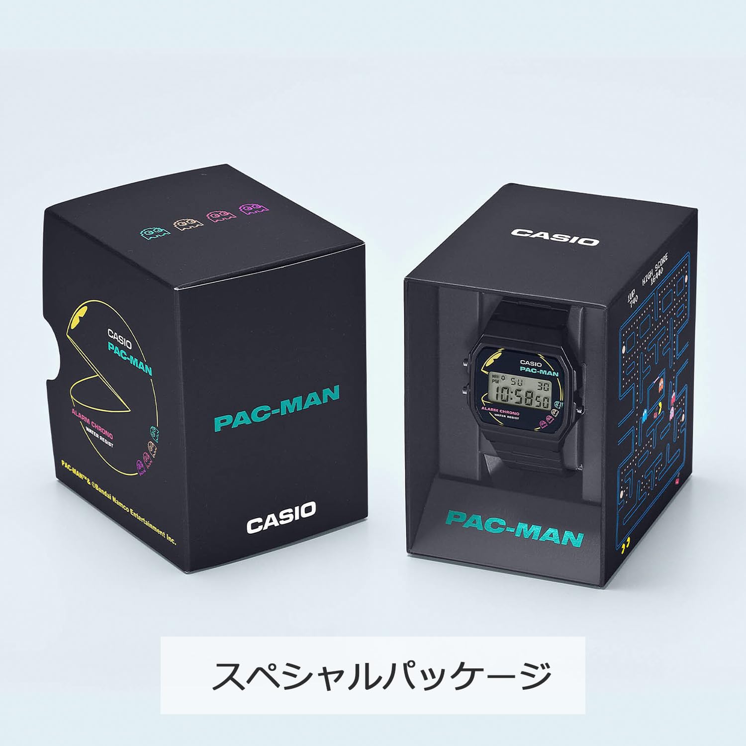 카시오 클래식 팩맨 콜라보 F-91WPC-1AJR 디지털 시계 이미지 3