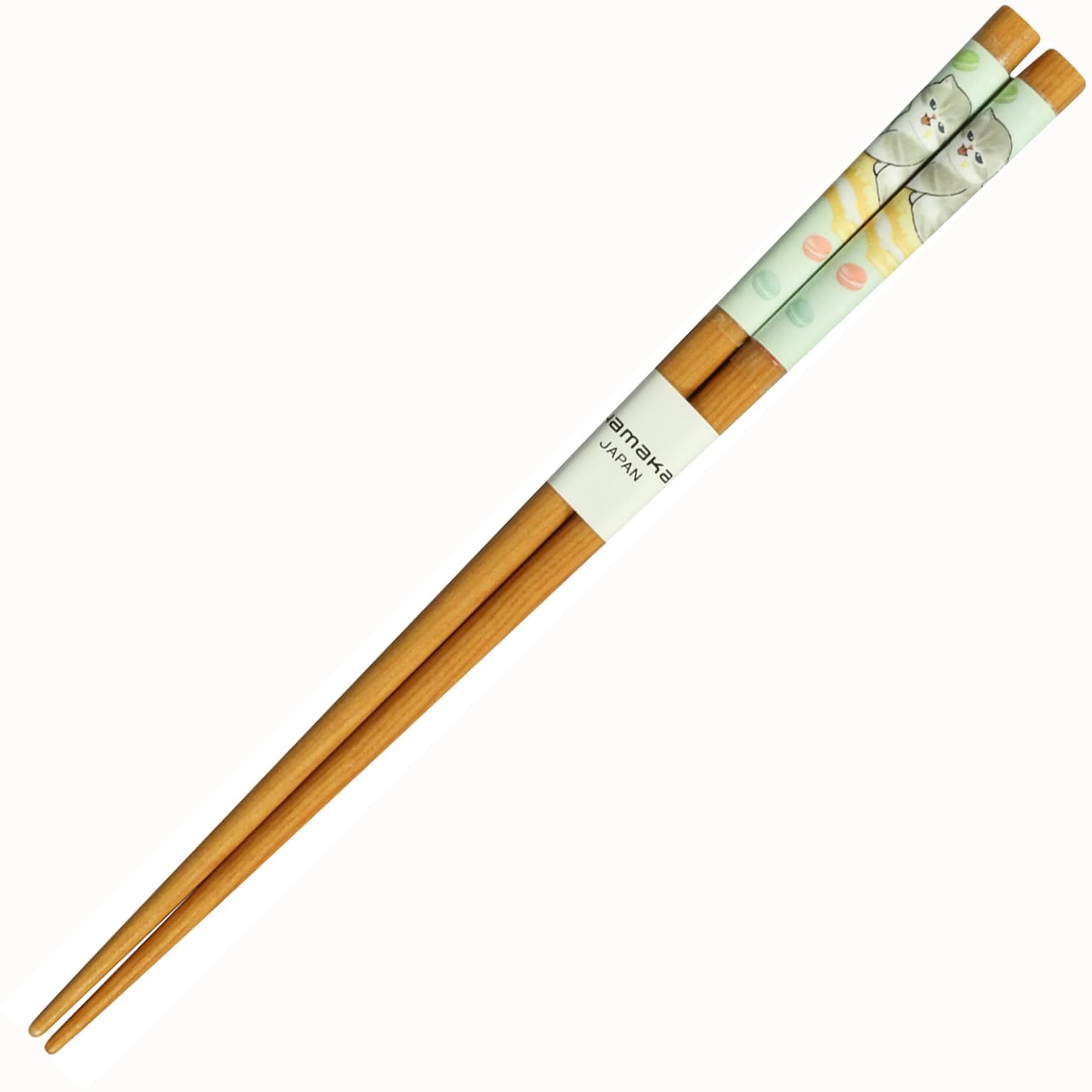 야마카 모프샌드 스위츠냥 마카롱 MFS11-840 21cm 천연목 젓가락 이미지 3
