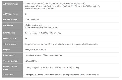 하이오키 AC 누설 클램프 미터 CM4001 0.6mA 누전 탐사 무선 어댑터 지원 이미지 5