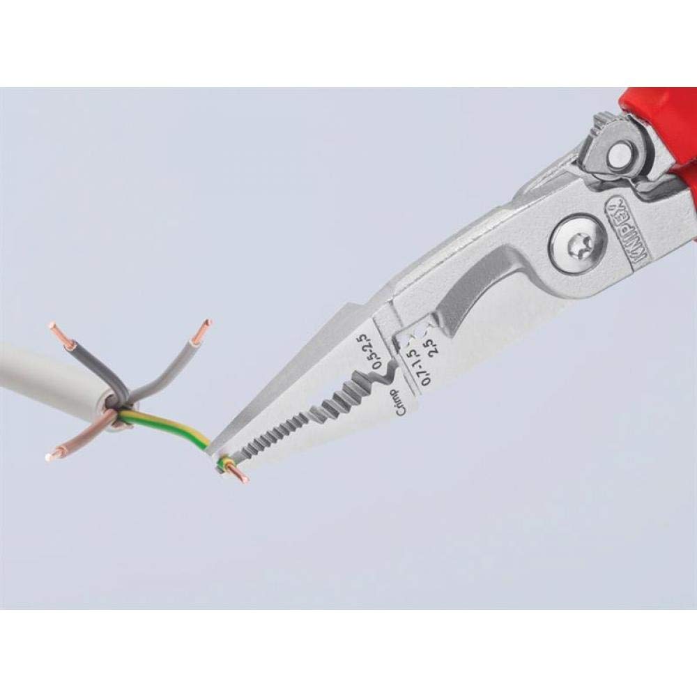 크니펙스 1396-200 절연 전기공사용 다기능 플라이어 스프링 내장 이미지 7