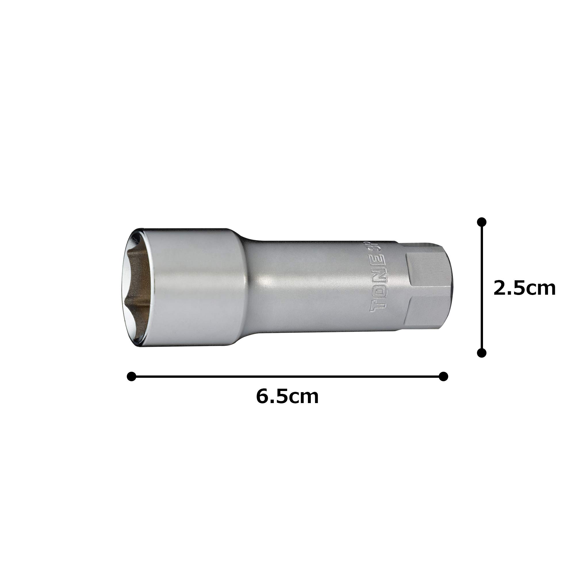 토네 HP3P-20.8S 20.8mm 플러그 소켓 9.5mm 마그네틱 6각 이미지 5