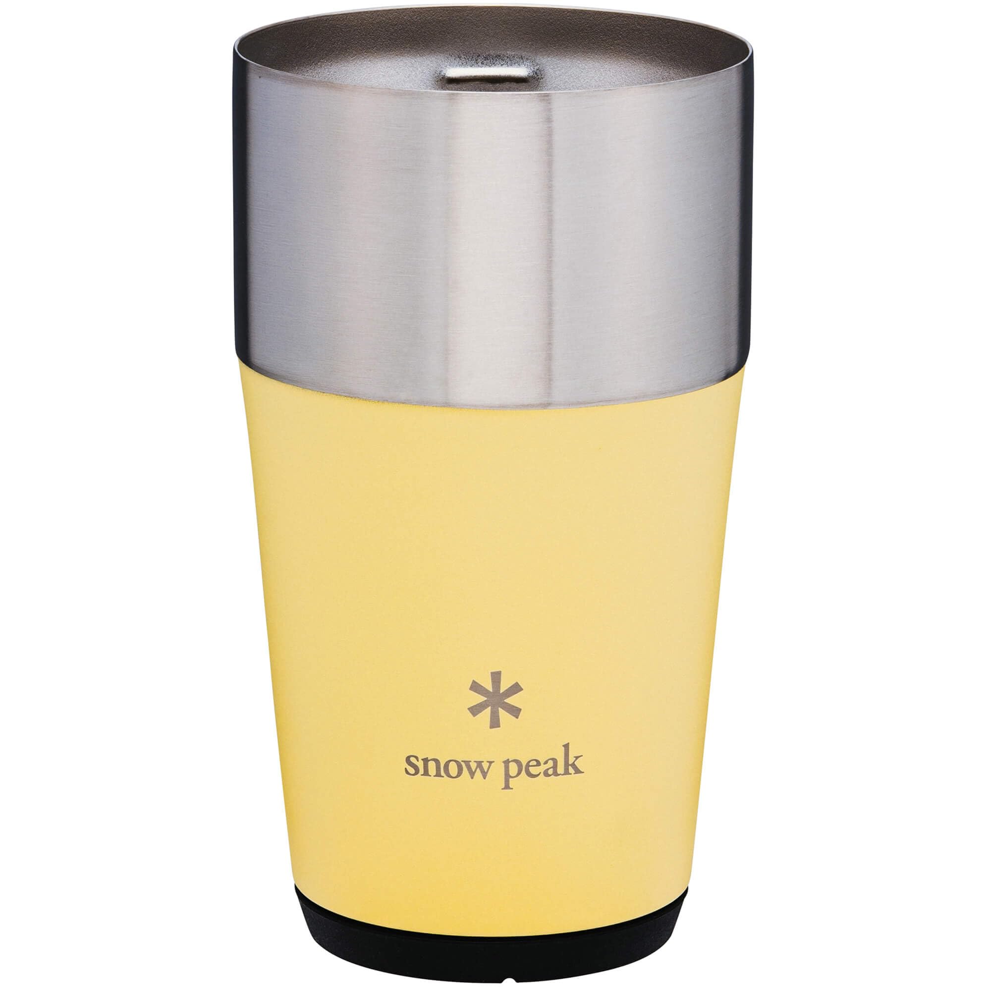 스노우피크 서모 텀블러 라이트옐로우 진공단열 보냉보온 470ml