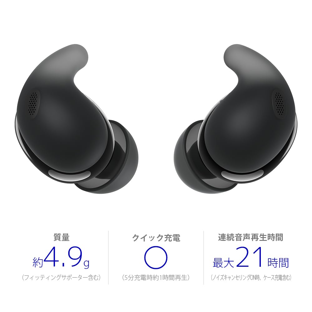 소니 LinkBuds 링크버즈 Fit 블랙 WF-LS910N 완전 무선 이어폰 이미지 17