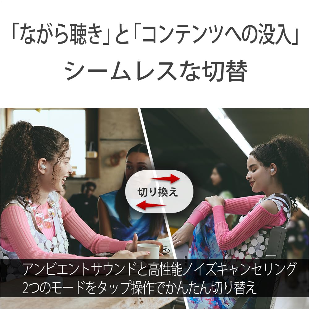 소니 LinkBuds 링크버즈 Fit 블랙 WF-LS910N 완전 무선 이어폰 이미지 8