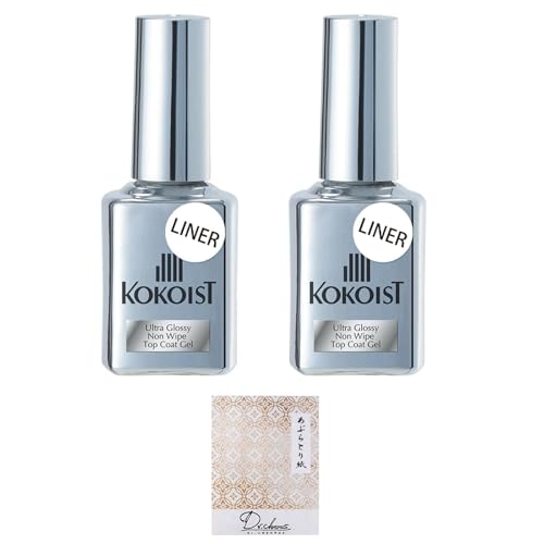 코코이스트 울트라 글로시 논와이프 라이너 15ml 2개입 젤네일 탑젤 이미지 2