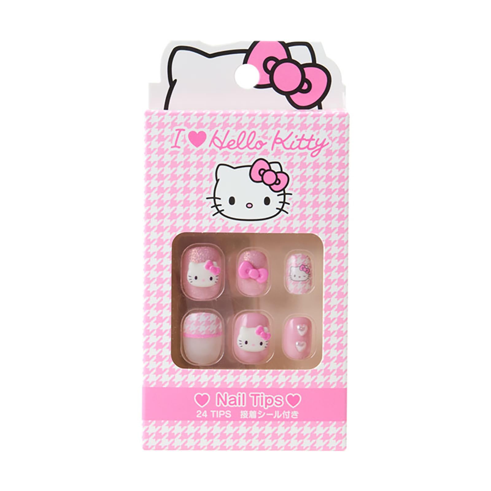 산리오 I Love Hello Kitty 헬로키티 882712 네일 팁 네일팁 핑크 이미지 1