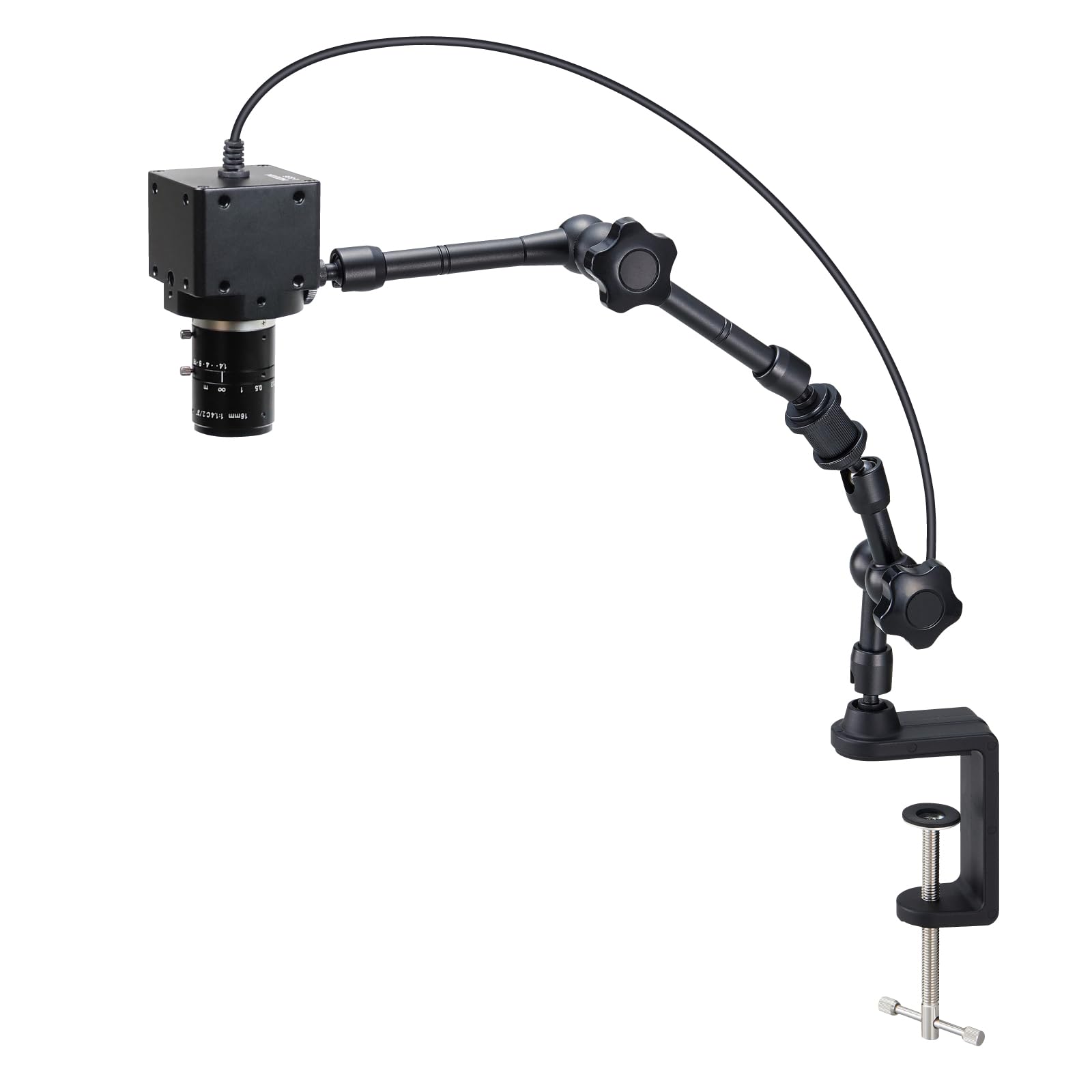 호잔 USB 연결 500만 화소 초점거리 16mm 작동거리 100mm-∞ 암 클램프