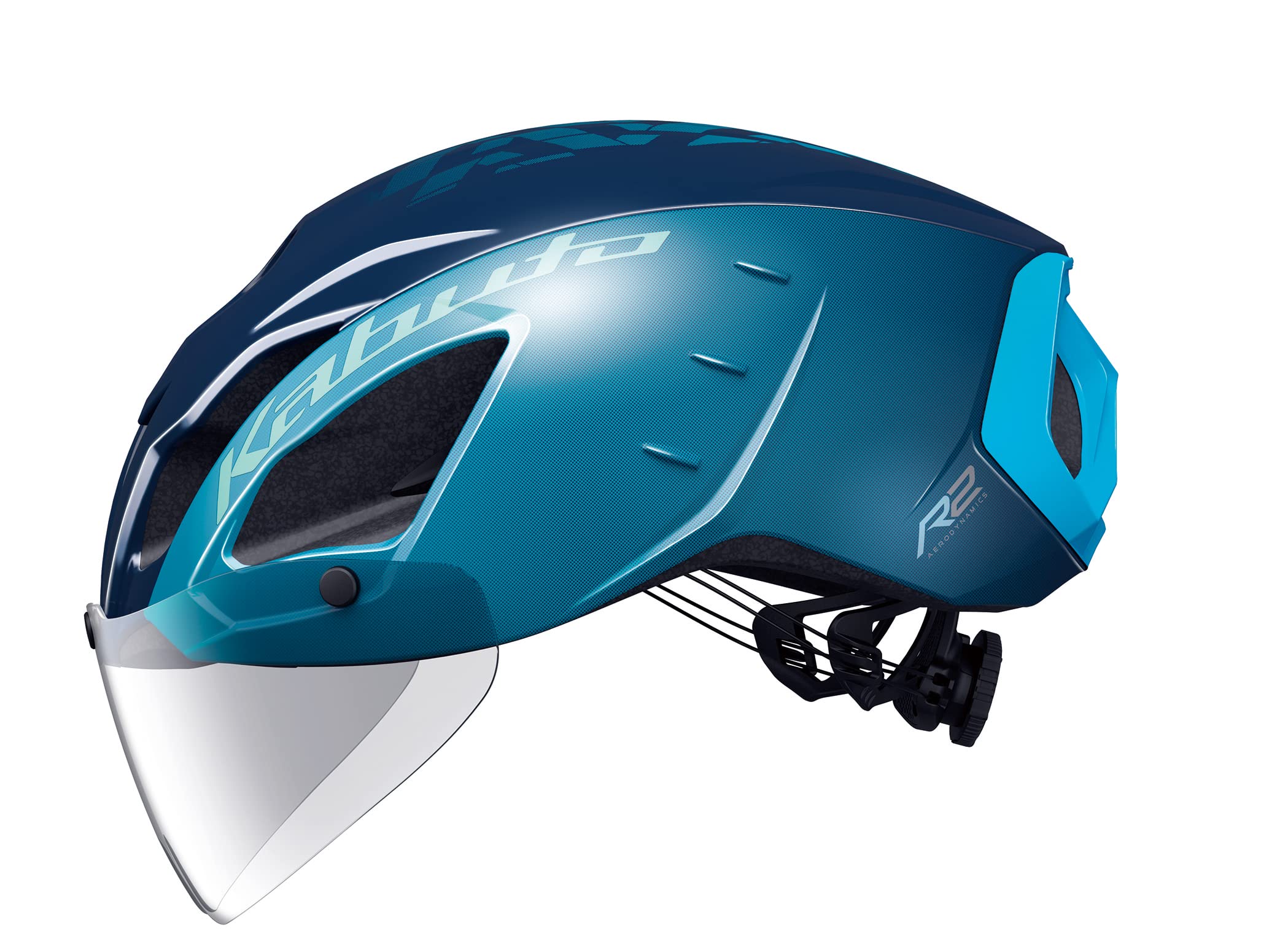 카부토 Kabuto AERO-R2 네이비 블루 XS/S 자전거 헬멧 이미지 1