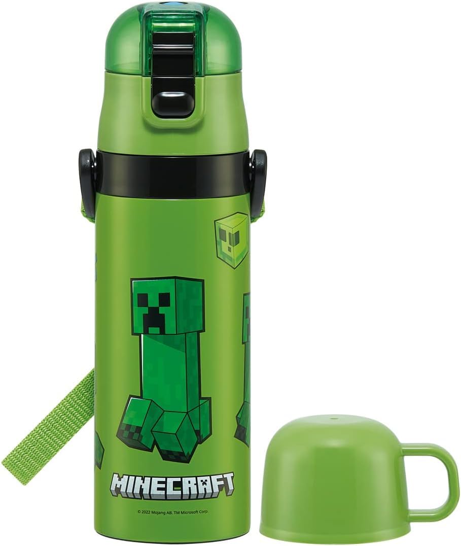 스케이터 Minecraft 2WAY 470ml/430ml 어린이 보온보냉 물통