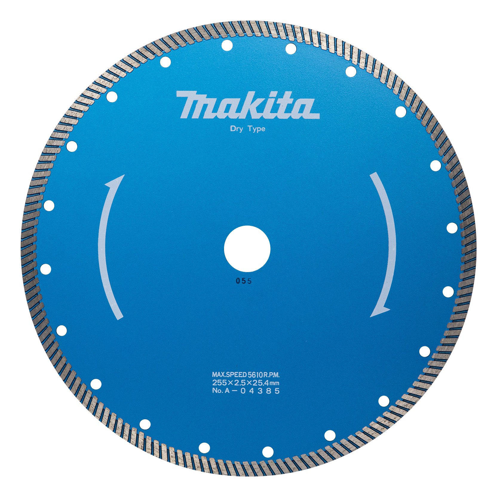 마키타 A-04385 255mm 다이아몬드 휠 파형