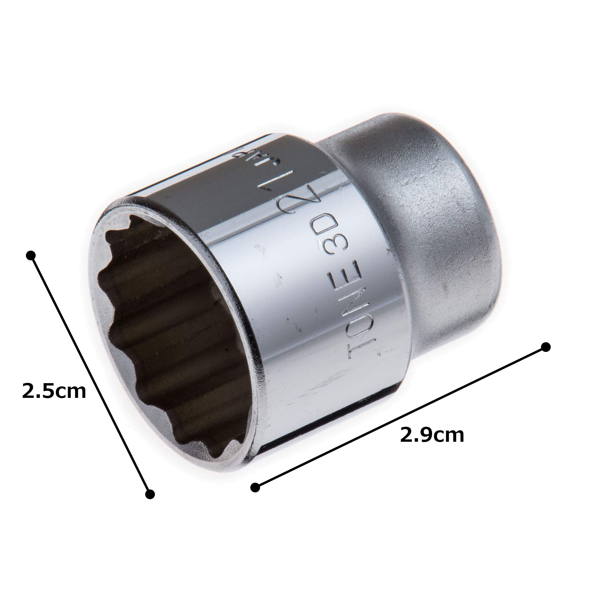 토네 12각 소켓 HP3D-21 21mm 이미지 3