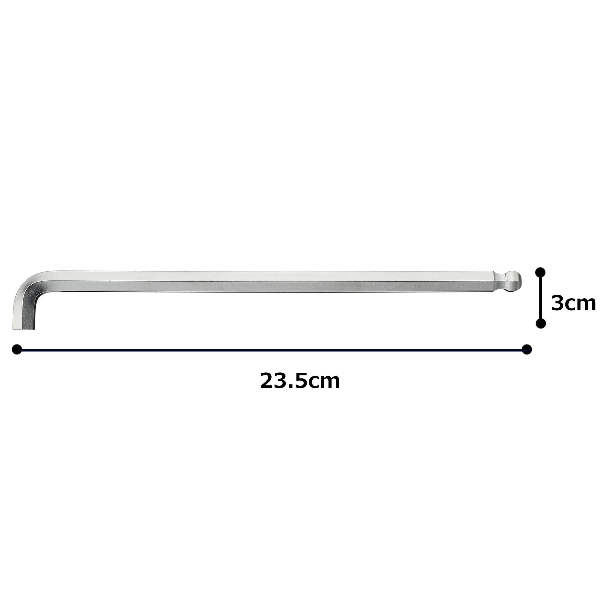 토네 BLB-12S 3/8인치 볼포인트 L형 렌치 숏롱타입 이미지 4