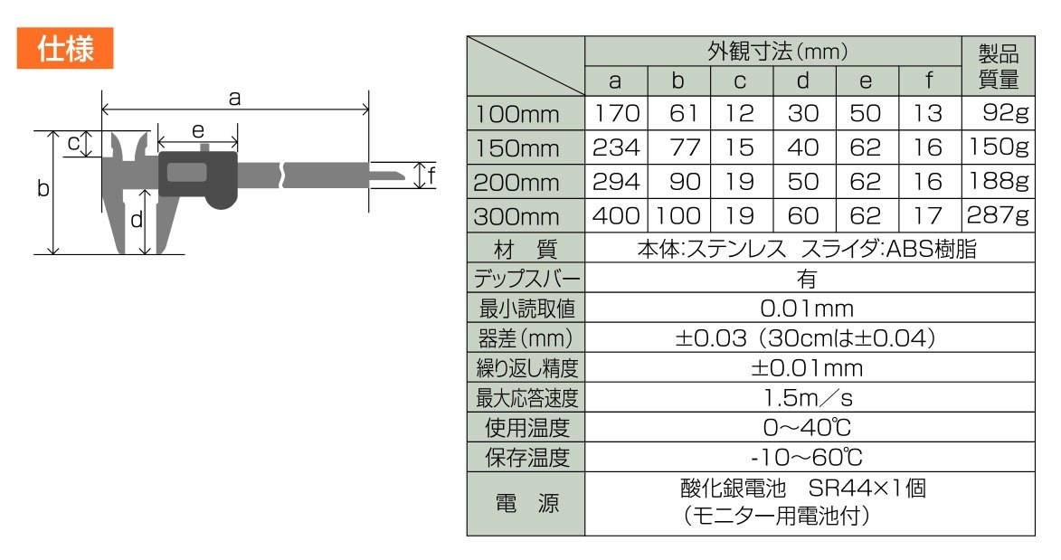 신와 대문자 19977 300mm 디지털 캘리퍼스 홀드기능 이미지 2