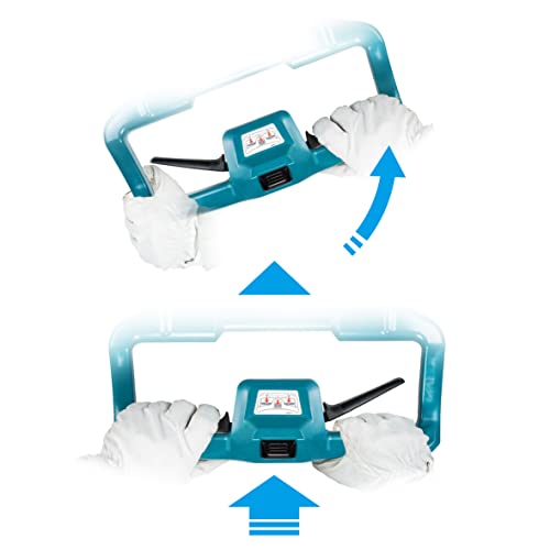 마키타 MLM230DSF 230mm 18V 3Ah 충전식 잔디깎이 블루 배터리 충전기 세트 이미지 3