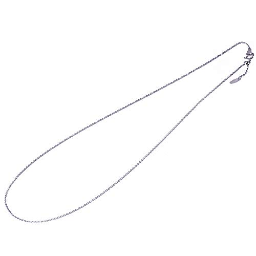교세라 플래티넘 1.1mm 45cm 아즈키 체인 목걸이 프리 어저스터 이미지 1
