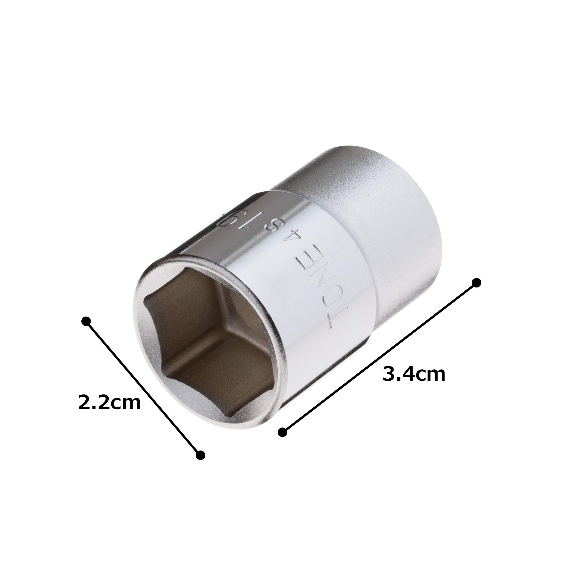 토네 4S-19 19mm 6각 소켓 이미지 3