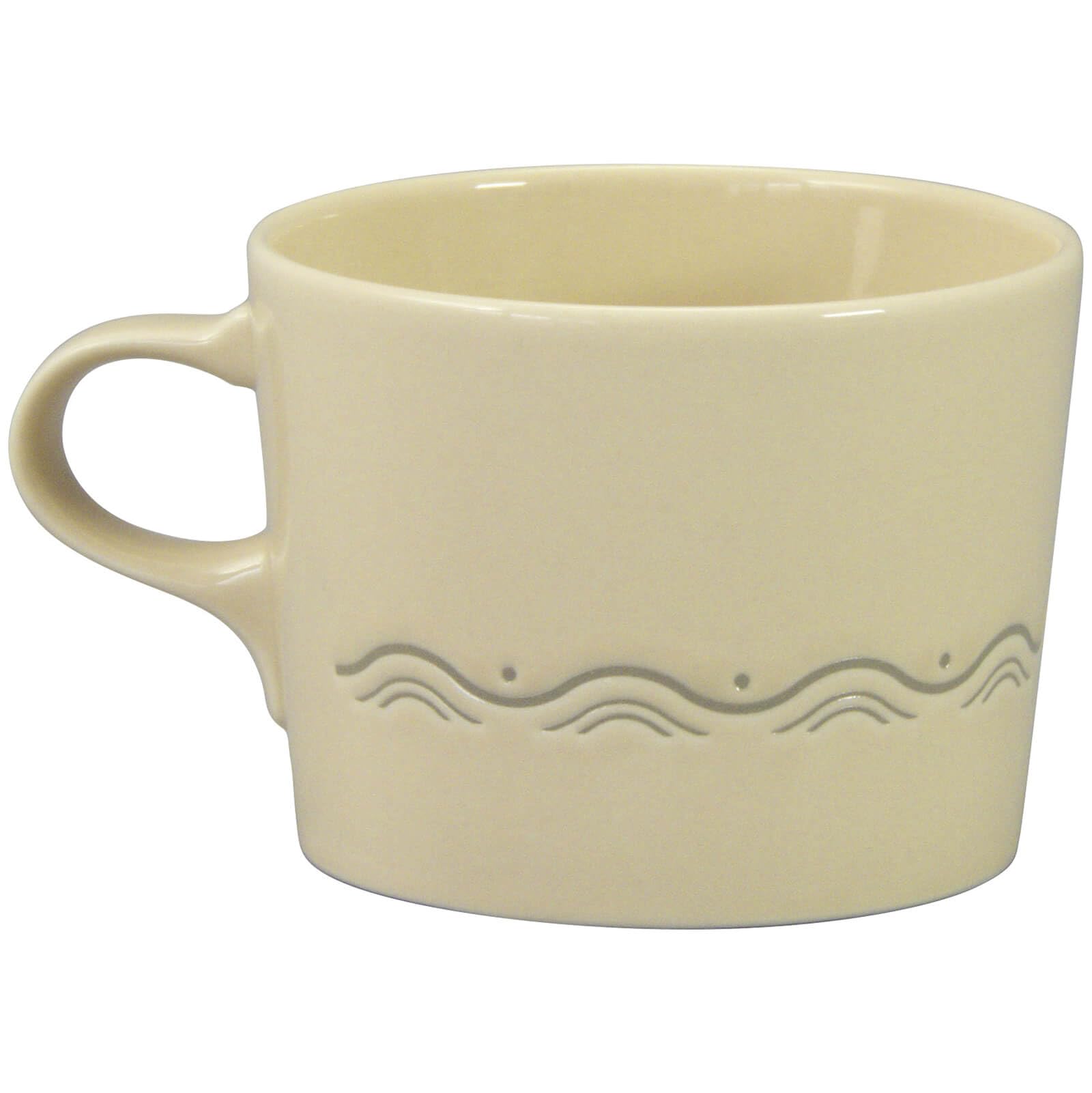 야마카 komon YMK80-17 머그컵 접시 4종 세트 화이트 브라운 Tableware 이미지 3