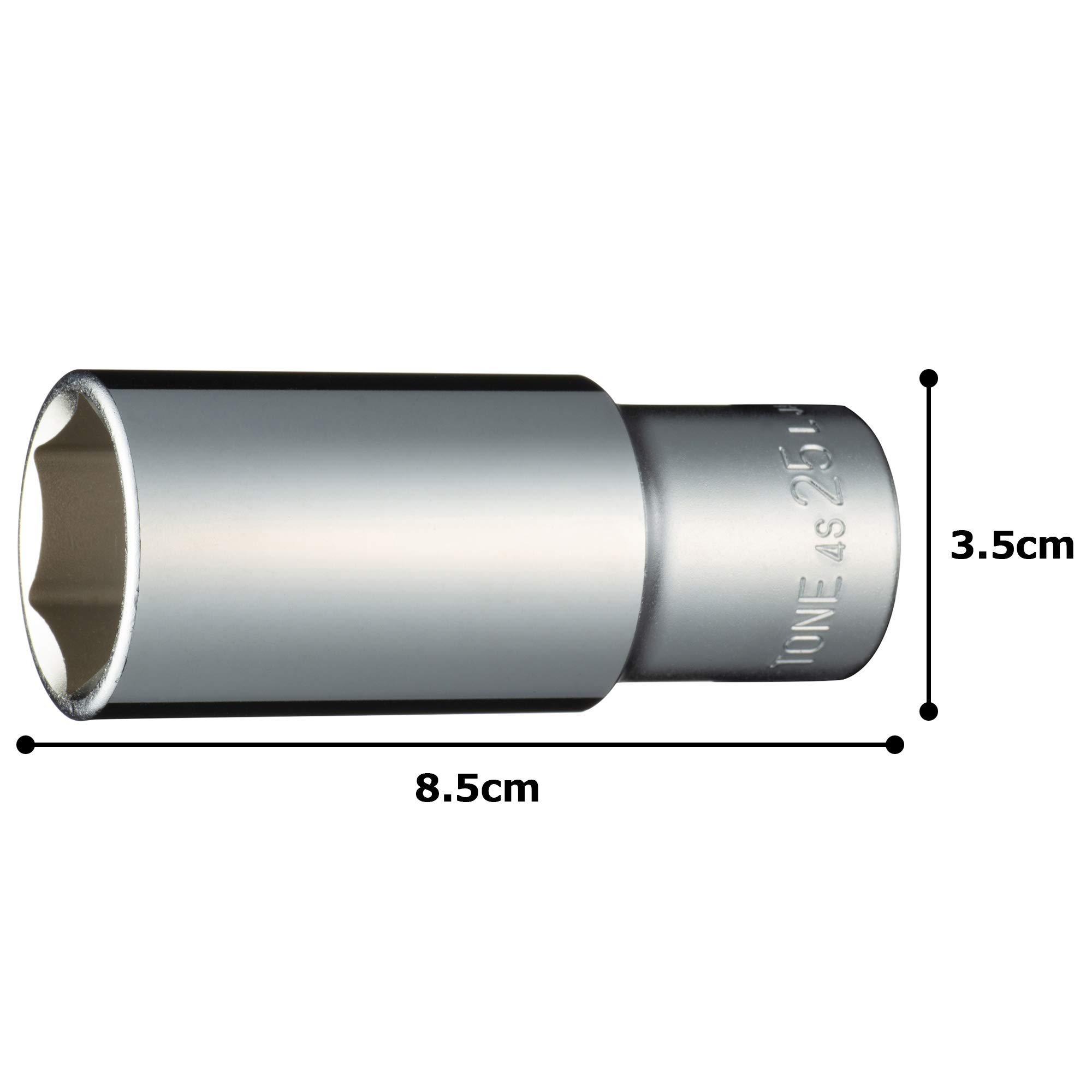 토네 HP4S-25L 25mm 12.7sq 6각 딥소켓 이미지 5