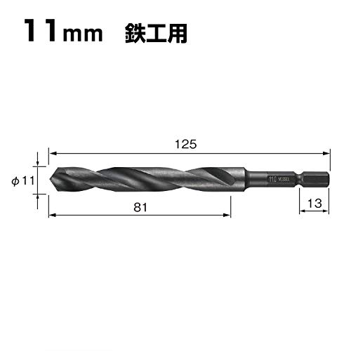 베셀 케사쿠 드릴 비트 11.0mm 철공용 KMD-11.0 이미지 2