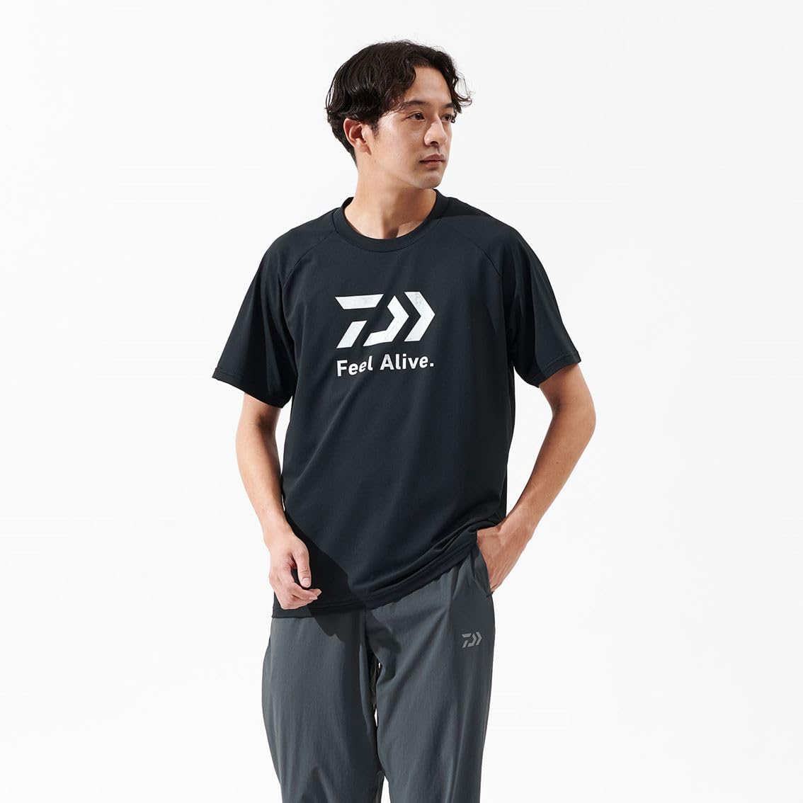 다이와 DE-3925 드라이 티셔츠 자외선차단 흡습속건 2XL 라이트그레이 이미지 4