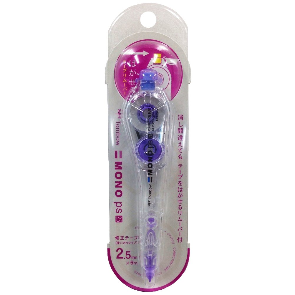 톰보 모노 PS CT-PS2.5 2.5mm 수정테이프 2.5mm폭 2개 이미지 2