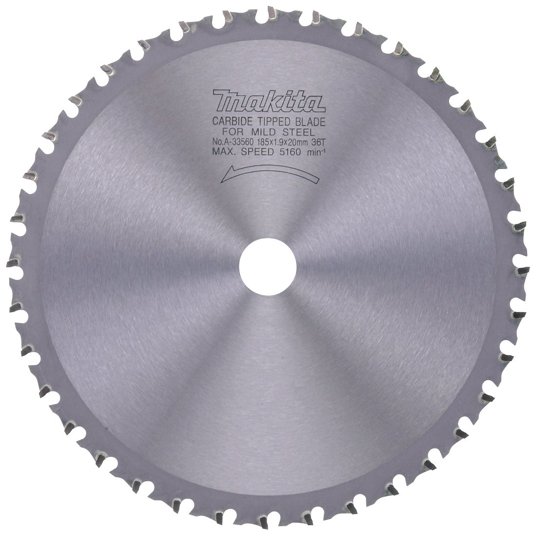 마키타 A-33560 외경 185mm 36T 팁쏘 연강재용