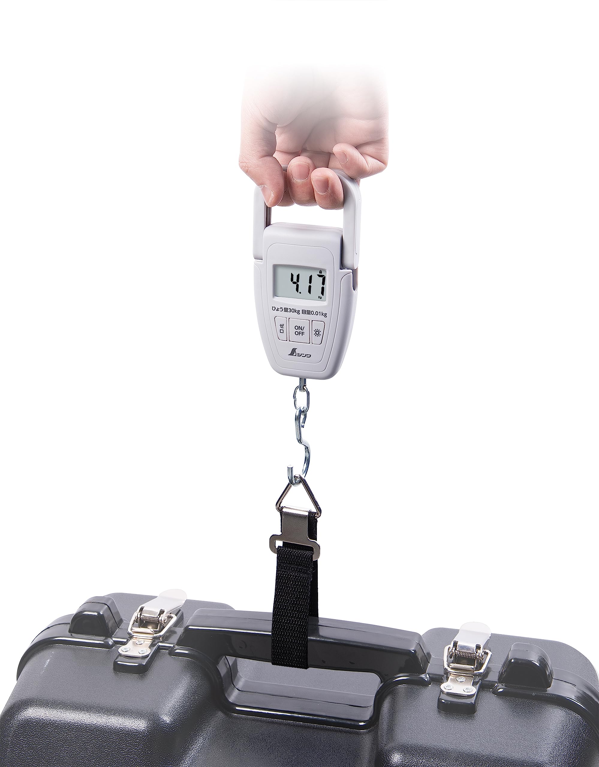 신와 70118 30kg 디지털 휴대용 저울 보조벨트형 이미지 4